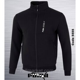 Фотография Кофта спортивная мужская на флисе Пума  р-ры S-2XL  "REMAIN"  недорого от прямого поставщика