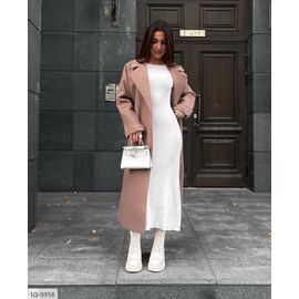 Жіноче кашемірове пальто на підкладці БАТАЛ р.50-52;54-56 "BEST FASHION" купити недорого від прямого постачальника