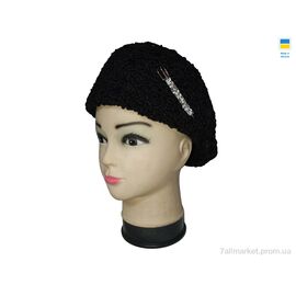 Кепка жіноча Весна/осінь Кенголка 0609 чорний (4 шт. р.сітка56-60) "Mabi" недорого оптом від прямого постачальника