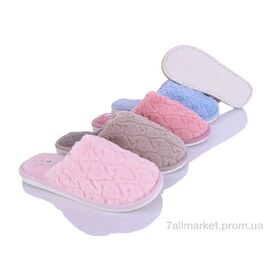 Тапки жіночі для будинку Весна/осінь E21 mix (6 пар р.36-41) "Vladimir" недорого оптом від прямого постачальника