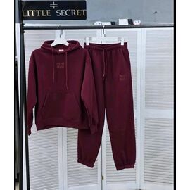 Костюм спортивний жіночий 126 wine р.S-L "Little Secret" недорого оптом від прямого постачальника