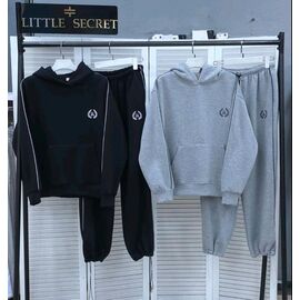 Костюм спортивний жіночий 1996 grey р.S-L "Little Secret" недорого оптом від прямого постачальника