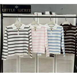 Фотография Свитер женский 3881 white-pink р.one size "Little Secret" недорого оптом от прямого поставщика