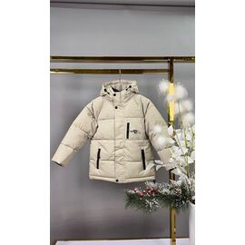 Курка дитяча зимова на хлопчика 25002 l.beige р.122-140 "Delfinka" недорого оптом від прямого постачальника