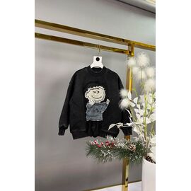 Светер Дитячий на хлопчика 809 black р.120-160 "Delfinka" недорого оптом від прямого постачальника
