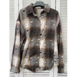 Сорочка жіноча 8105 brown р.one size "Karon" недорого оптом від прямого постачальника