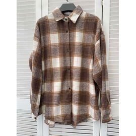 Сорочка жіноча 92061 brown р.one size "Karon" недорого оптом від прямого постачальника