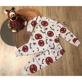 Піжама дитяча тепла на хлопчика M312 l.grey р.8-12 "Marimaks" недорого оптом від прямого постачальника