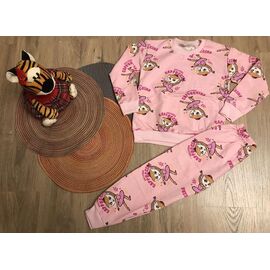 Піжама дитяча тепла на дівчинку M322 pink р.8-12 "Marimaks" недорого оптом від прямого постачальника