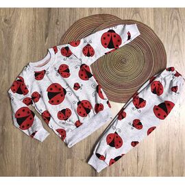 Піжама дитяча тепла на хлопчика M331 l.grey р.3-10 "Marimaks" недорого оптом від прямого постачальника