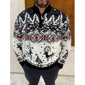 Фотография Свитер мужской 56905 black р.L-2XL "TURHAN" недорого оптом от прямого поставщика