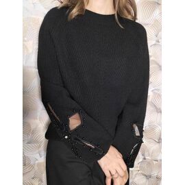 Фотография Свитер женский 5113 black р.42-48 "Kosta" недорого оптом от прямого поставщика