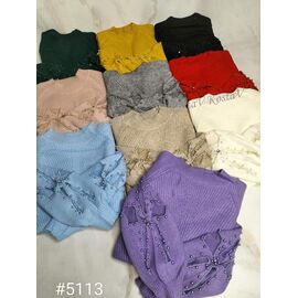 Фотография Свитер женский 5113 l.blue р.42-48 "Kosta" недорого оптом от прямого поставщика