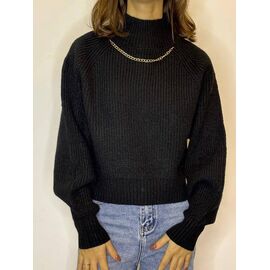 Светр жіночий 533-1 black р.42-46 "Kosta" недорого оптом від прямого постачальника