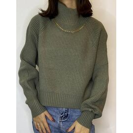 Светр жіночий 533-1 khaki р.42-46 "Kosta" недорого оптом від прямого постачальника