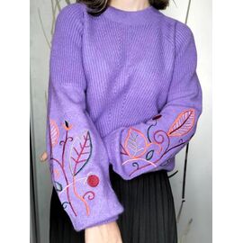 Фотография Свитер женский 5605 lilac р.42-48 "Kosta" недорого оптом от прямого поставщика