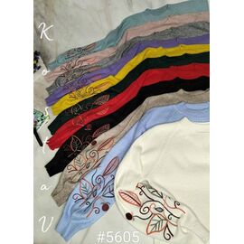 Фотография Свитер женский 5605 mix р.42-48 "Kosta" недорого оптом от прямого поставщика