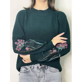 Фотография Свитер женский 5619 green р.42-48 "Kosta" недорого оптом от прямого поставщика