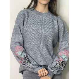 Фотография Свитер женский 5619 grey р.42-48 "Kosta" недорого оптом от прямого поставщика