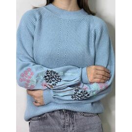 Фотография Свитер женский 5619 l.blue р.42-48 "Kosta" недорого оптом от прямого поставщика