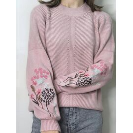 Фотография Свитер женский 5619 powder р.42-48 "Kosta" недорого оптом от прямого поставщика