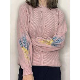 Светр жіночий 5806 pink р.42-48 "Kosta" недорого оптом від прямого постачальника