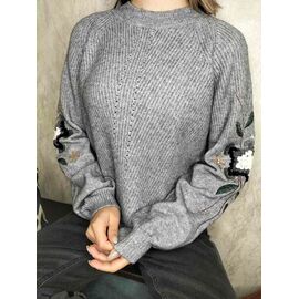 Фотография Свитер женский 5808 d.grey р.42-48 "Kosta" недорого оптом от прямого поставщика
