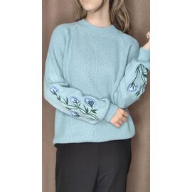 Фотография Свитер женский 5809 l.blue р.42-48 "Kosta" недорого оптом от прямого поставщика