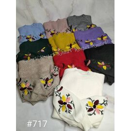 Фотография Свитер женский 717 d.green р.42-48 "Kosta" недорого оптом от прямого поставщика