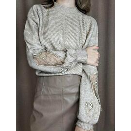 Светр жіночий 7176 l.grey р.42-48 "Kosta" недорого оптом від прямого постачальника
