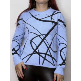 Светр жіночий 95711-1 l.blue р.42-46 "Kosta" недорого оптом від прямого постачальника