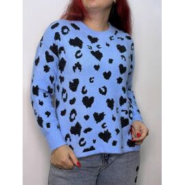 Фотография Свитер женский 95718 l.blue р.42-46 "Kosta" недорого оптом от прямого поставщика