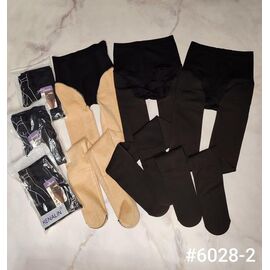 Фотография Колготы тёплые женские 6028-2 black р.42-48 "Kosta" недорого оптом от прямого поставщика