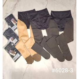 Фотография Колготы тёплые женские 6028-3 black р.48-54 "Kosta" недорого оптом от прямого поставщика