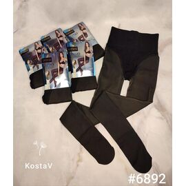 Фотография Колготы тёплые женские 6892 black р.42-46 "Kosta" недорого оптом от прямого поставщика