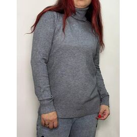 Фотография Свитер женский 218 d.grey р.50-54 "Kosta" недорого оптом от прямого поставщика