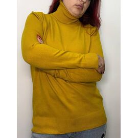 Фотография Свитер женский 218 d.yellow р.50-54 "Kosta" недорого оптом от прямого поставщика