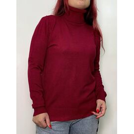 Фотография Свитер женский 218 wine р.50-54 "Kosta" недорого оптом от прямого поставщика