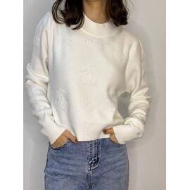 Фотография Свитер женский 1317 white р.42-46 "Kosta" недорого оптом от прямого поставщика