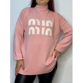 Светр жіночий 8610-1 pink р.46-52 "Kosta" недорого оптом від прямого постачальника