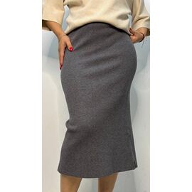 Фотография Юбка женская 605 grey р.42-48 "Kosta" недорого оптом от прямого поставщика