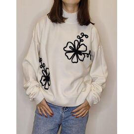 Светр жіночий 76168 white р.44-48 "Kosta" недорого оптом від прямого постачальника