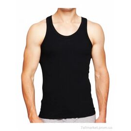 Фотография Майка мужская Весна/осень 29 black (5 шт. р.сетка 46-54) "Алия" недорого оптом от прямого поставщика