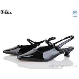 Фотография Туфли женские стильные Весна/осень 130-5 (6 пар р.36-40) "Vika" недорого оптом от прямого поставщика