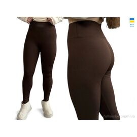 Фотография Лосинсы женские Весна/осень 5225-1 шоколад (4 шт. р.сетка S-XL) "Sport style" недорого оптом от прямого поставщика