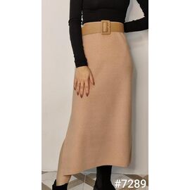 Спідниця жіноча 7289 beige р.42-48 "Kosta" недорого оптом від прямого постачальника