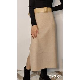 Спідниця жіноча 7289 l.beige р.42-48 "Kosta" недорого оптом від прямого постачальника