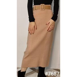 Спідниця жіноча 7687 beige р.42-48 "Kosta" недорого оптом від прямого постачальника