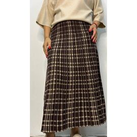 Спідниця жіноча 194 brown р.44-48 "Kosta" недорого оптом від прямого постачальника