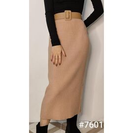 Спідниця жіноча 7601 beige р.42-48 "Kosta" недорого оптом від прямого постачальника